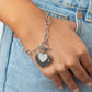 Heartbeat Bedazzle - White